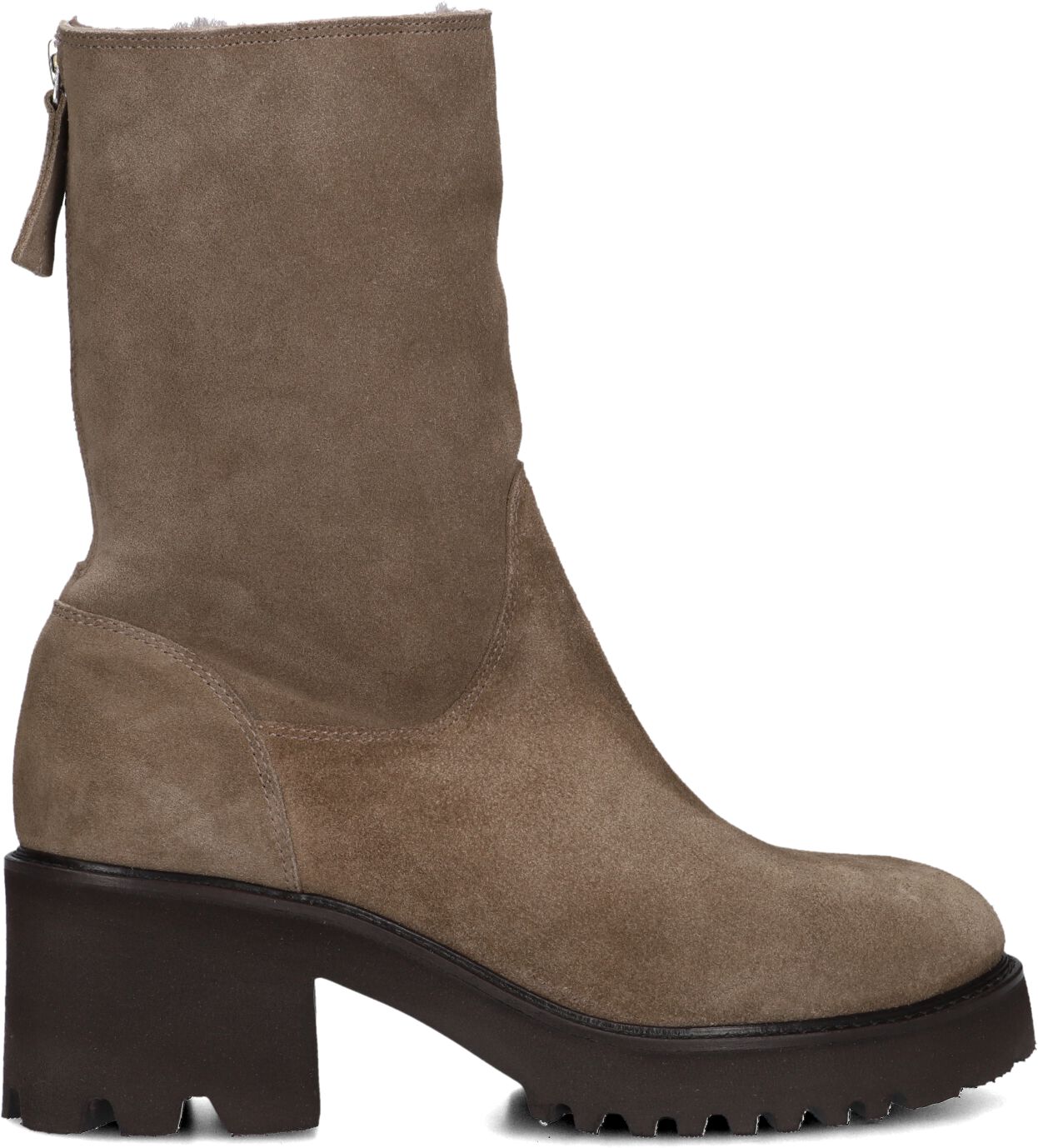 Blasz Enkelboots Dames Evs-2963, Maat: 40, Materiaal: Suède, Kleur: Taupe