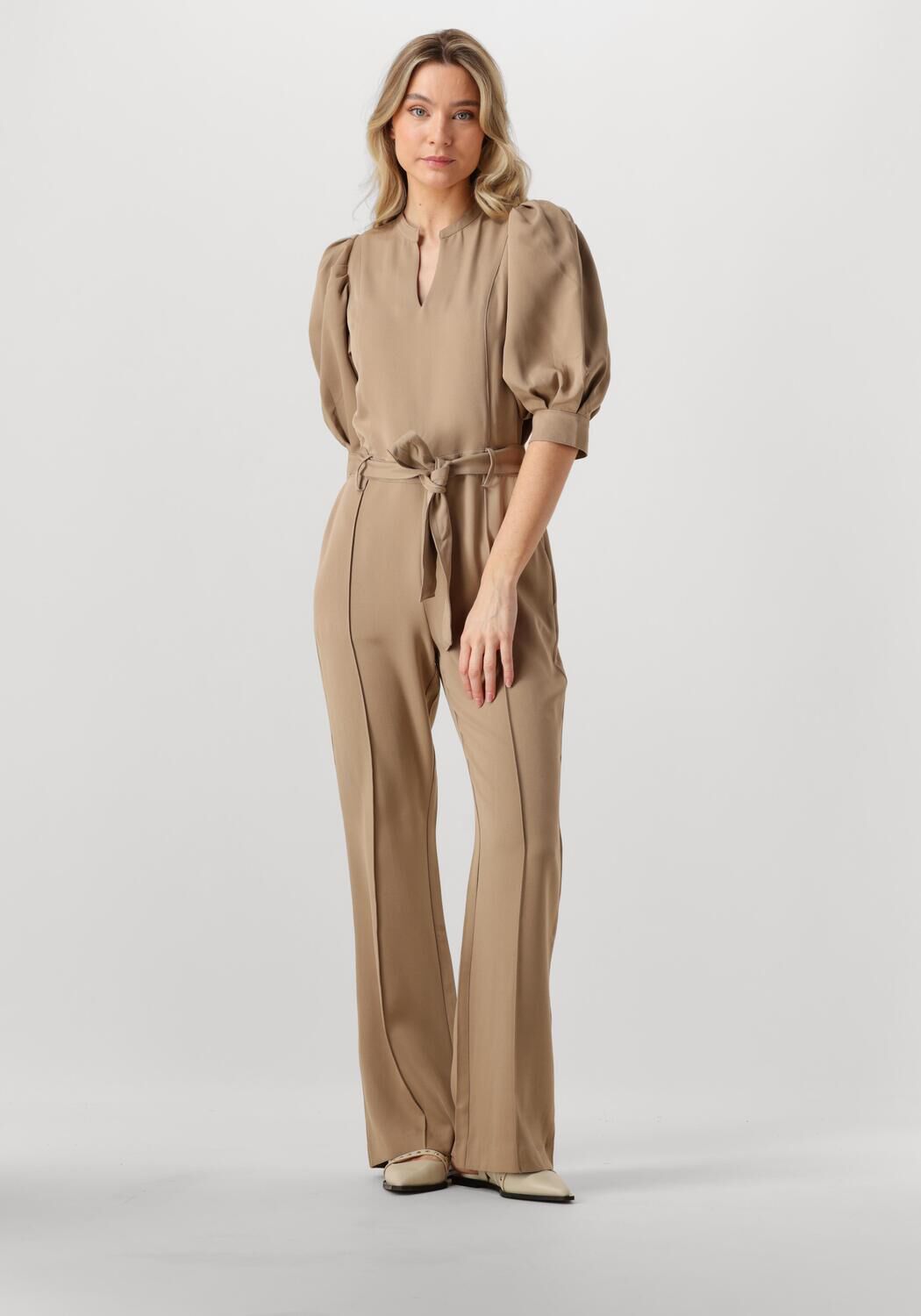 AAIKO Jumpsuit Dames Hellen Pes 588, Maat: L, Kleur: Beige