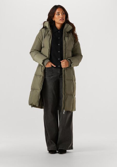 Olijf MOS MOSH Gewatteerde jas NOVA SQUARE DOWN COAT - large