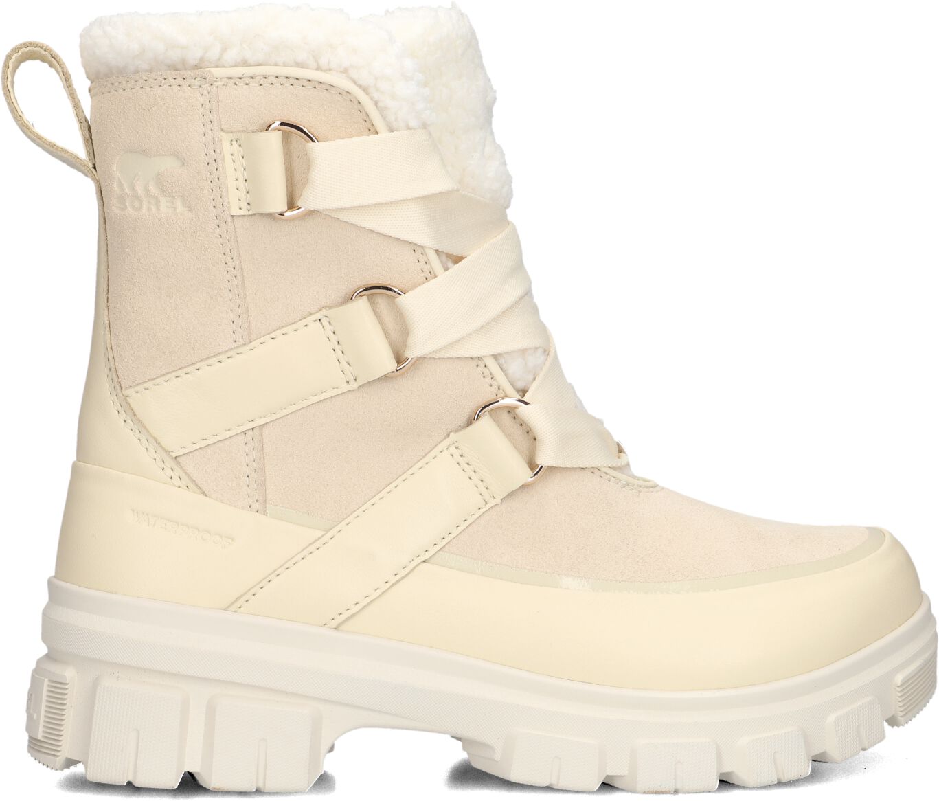 Sorel Veterboots Dames Torino V Resort Dames, Maat: 39,5, Materiaal: Suède, Kleur: Wit