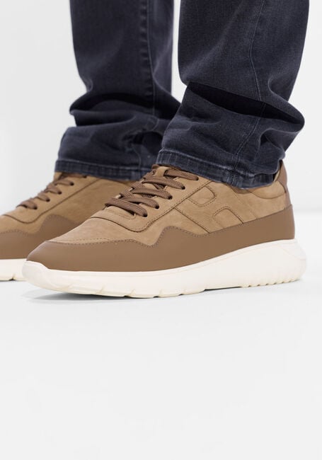 Camel HOGAN Lage sneakers INTERACTIVE3 ALLACCIATO PELLE Camel HOGAN Lage sneakers INTERACTIVE3 ALLACCIATO PELLE - large