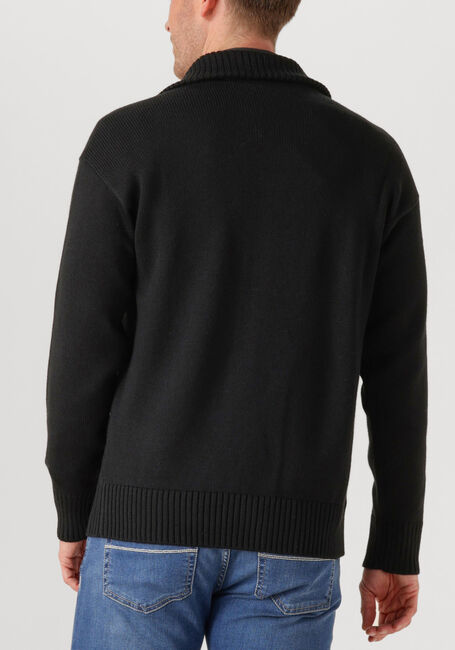 Zwarte GRAN SASSO Truien/vesten JACKET ZIP RELAXED FIT - large