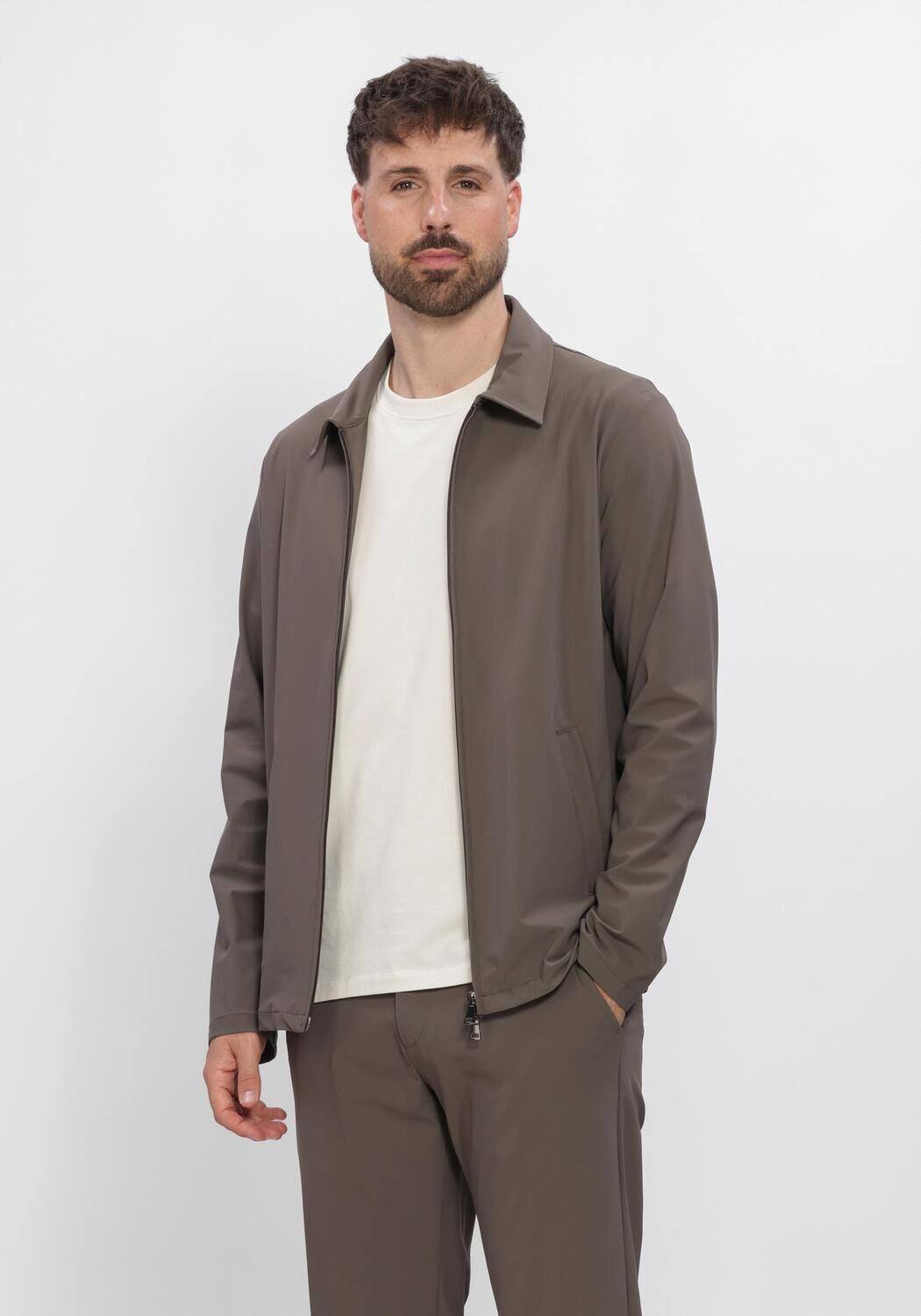 Taupe FERILLI Overshirts DRESSED JACKET - large