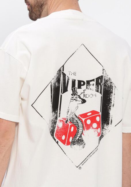 Ecru REPRESENT T-shirt THE VIPER ROOM DICE T-SHIRT - large