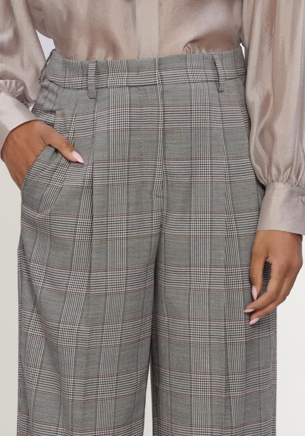Grijze LUISA CERANO Pantalon KARO-TAPERED-PANTS - large