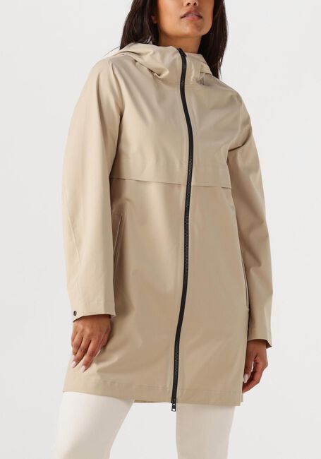 Beige WOOLRICH Regenjas LIGHT STRETCH PARKA - large