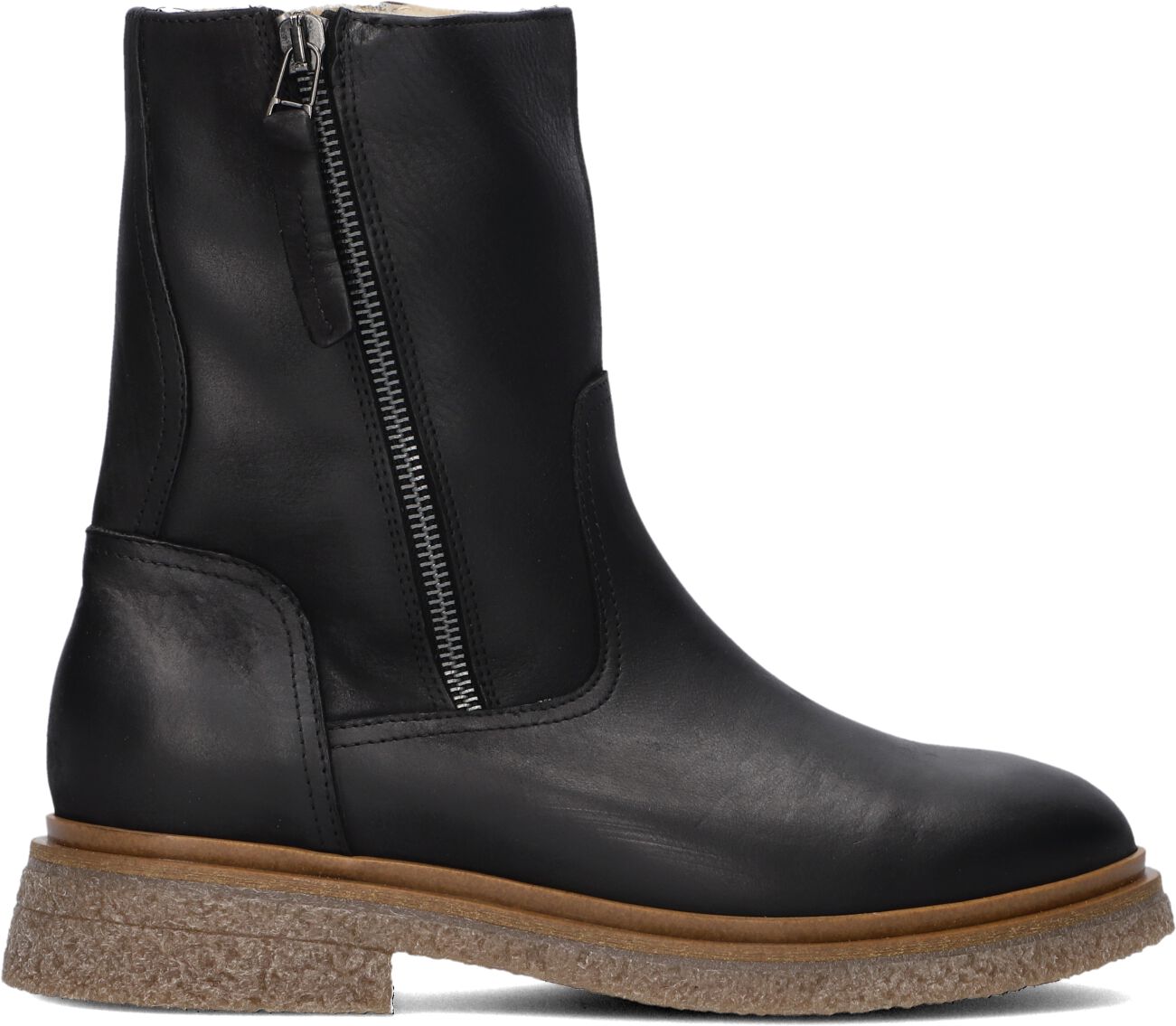 Ayana Enkelboots Dames 09-242, Maat: 39, Materiaal: Leer, Kleur: Zwart