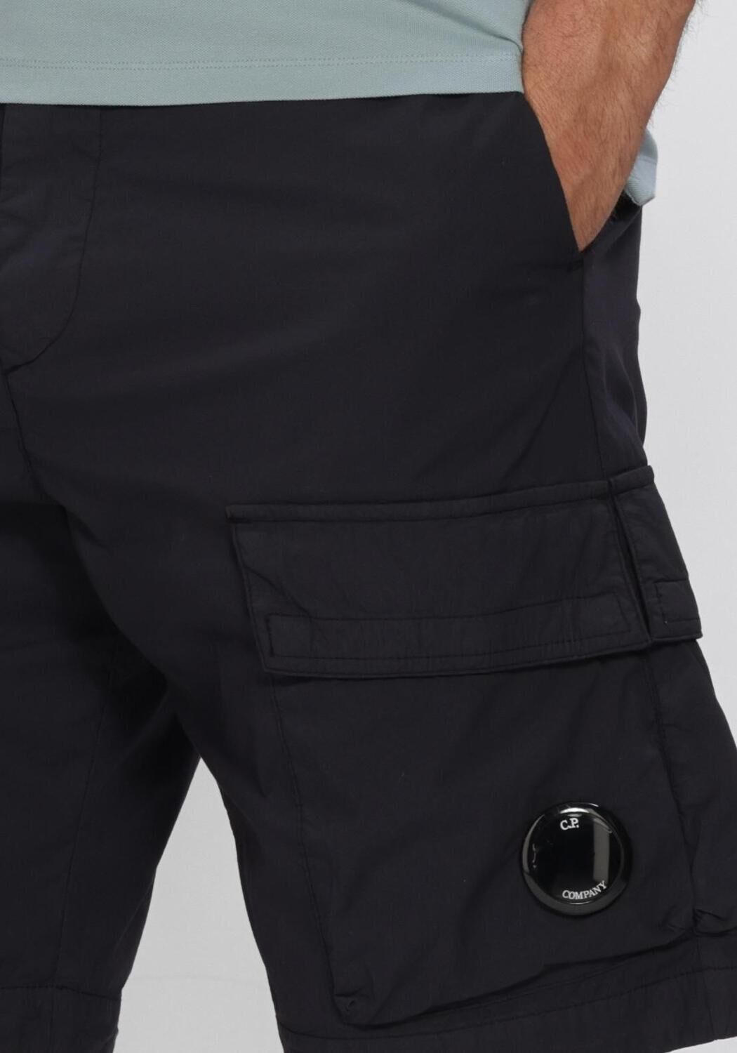 Donkerblauwe CP COMPANY Korte broek BERMUDA CARGO IN 50 FILI STRETCH - large