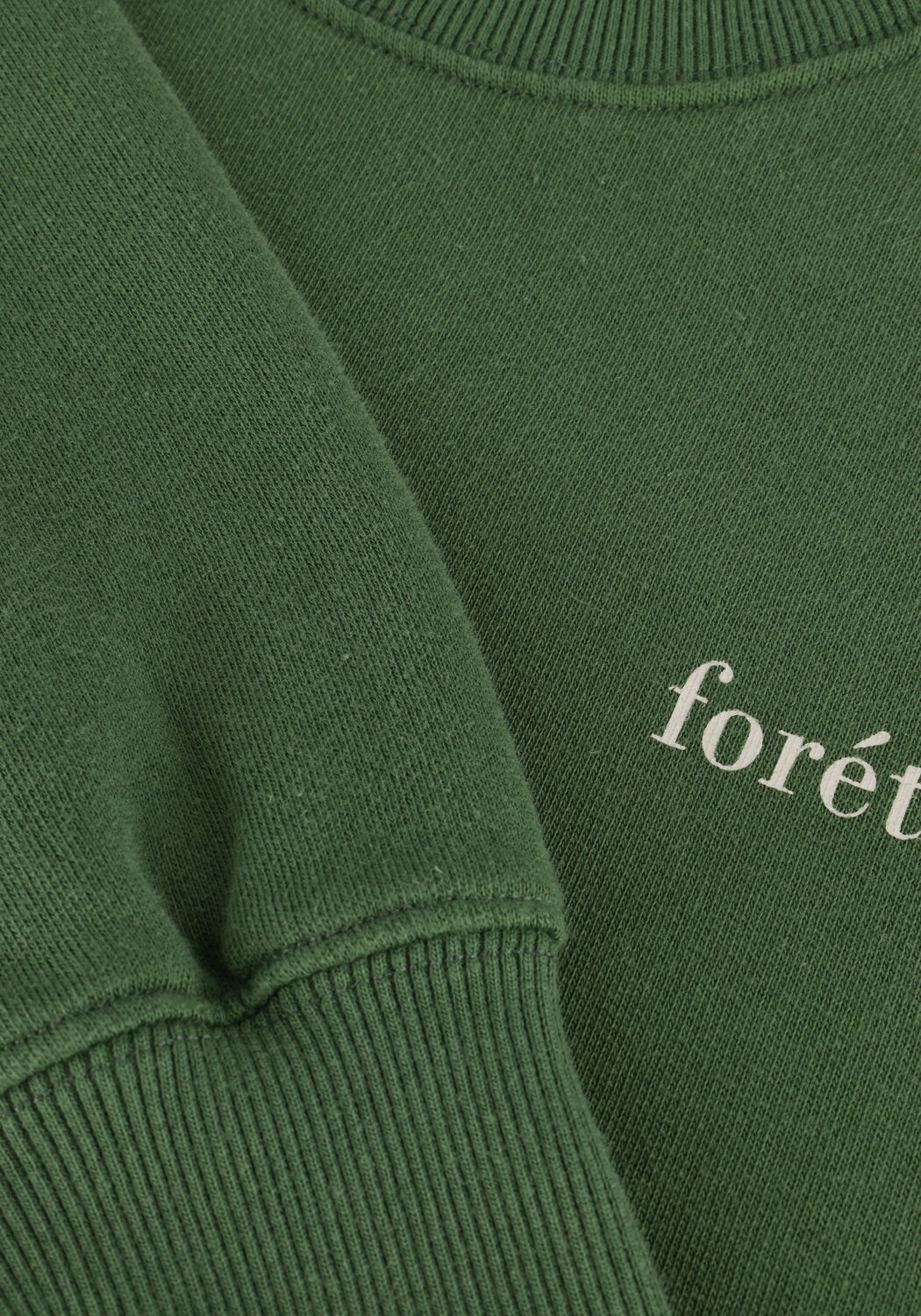 Groene FOR&Eacute;T Trui OCEAN SWEATSHIRT - large