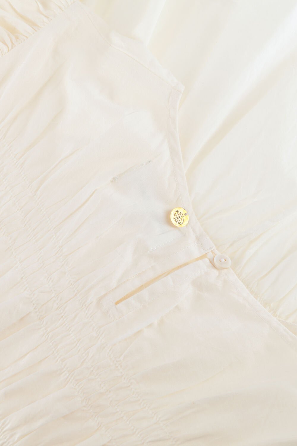 Gebroken wit ANTIK BATIK Top CAROLINE BLOUSE - large