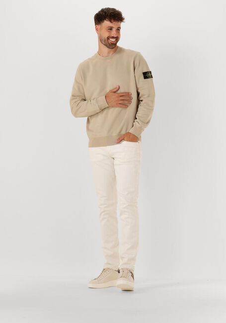 Beige STONE ISLAND Trui SWEATSHIRT - large