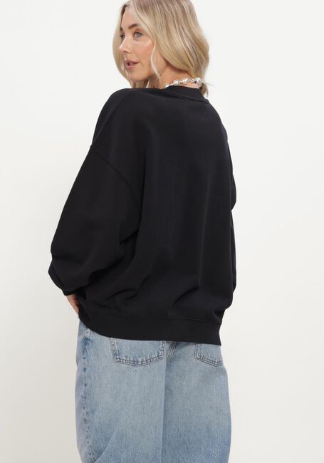 Zwarte ANINE BING Sweater MILES OVERSIZED SWEATSHIRT LETTERMAN - large