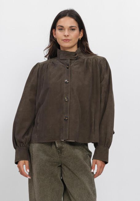 Zwarte SECOND FEMALE Jack ZONIE SUEDE JACKET - large