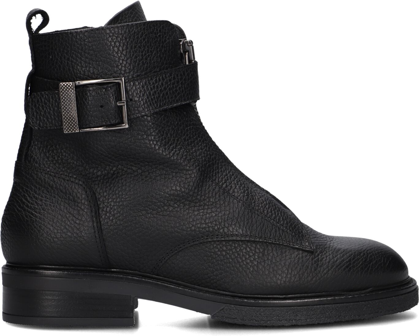 Lina Locchi Enkelboots Dames 09-223, Maat: 36, Materiaal: Leer, Kleur: Zwart
