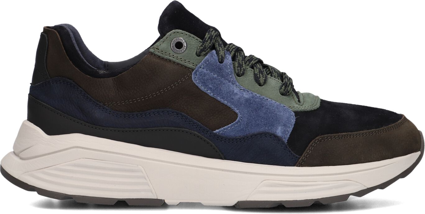 Xsensible Lage Sneakers Heren Sue H Sneaker, Maat: 47, Materiaal: Leer, Kleur: Blauw