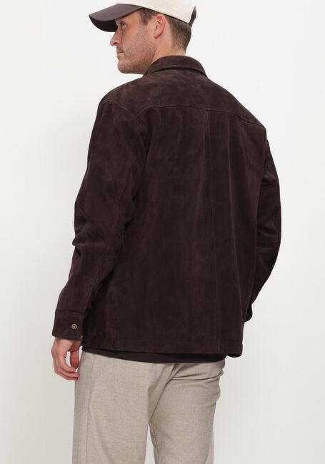 Bruine NN.07 Leren jas FREDDY 80030 - large