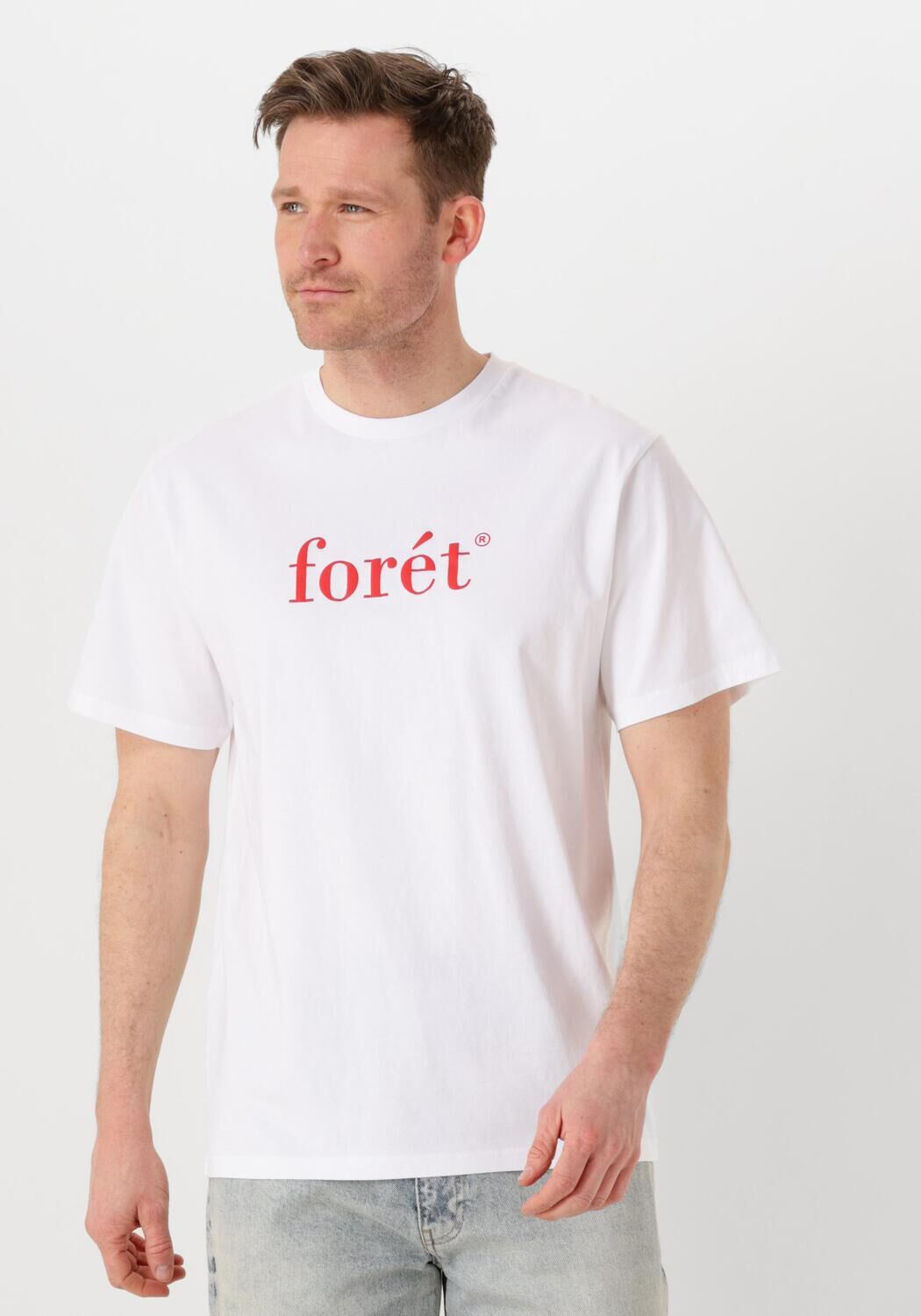 Forét T-Shirt Heren Amber T-shirt, Maat: XL, Kleur: Rood afbeelding 1