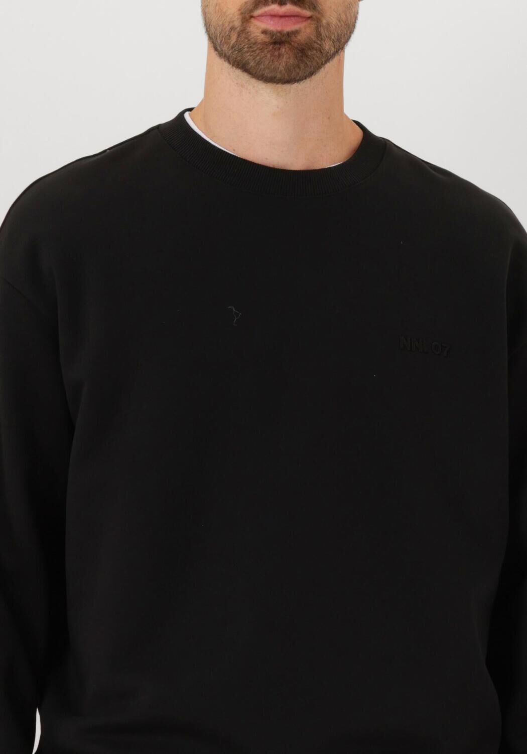 Zwarte NN.07 Sweater DAVID CREW 3014 - large