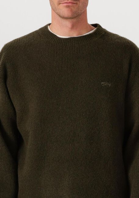 Olijf OLAF HUSSEIN Trui SIGNATURE KNITTED CREWNECK - large