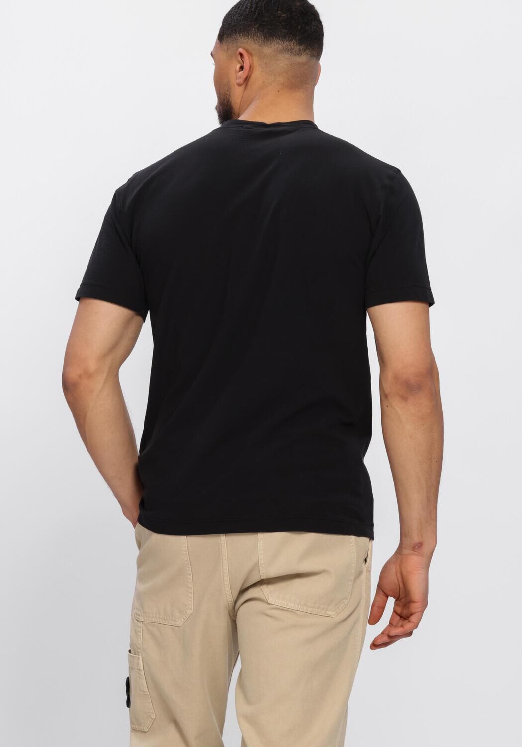 Zwarte STONE ISLAND T-shirt SS T-SHIRT S0F11 - large