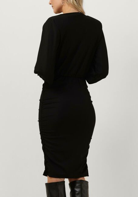 Zwarte GESTUZ Midi jurk UMINAGZ DRESS - large