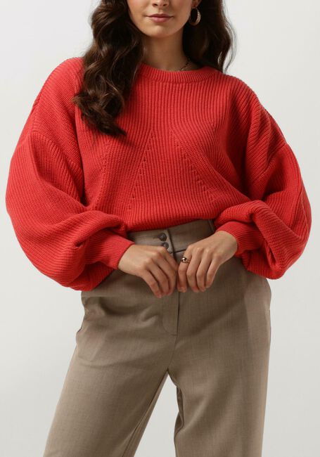 Koraal SUMMUM Trui BALLOON SLEEVE SWEATER ACRYLIC KNIT - large