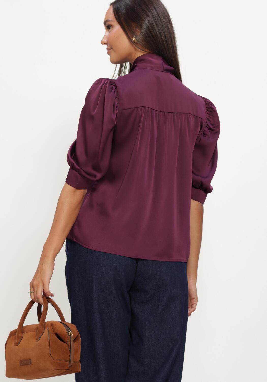Paarse LINA LOCCHI Blouses LL-BELIA - large