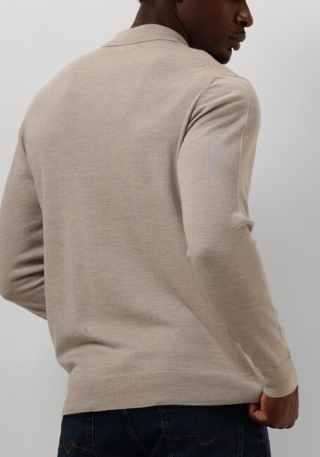 Beige PROFUOMO Polo POLO LONG SLEEVE - large