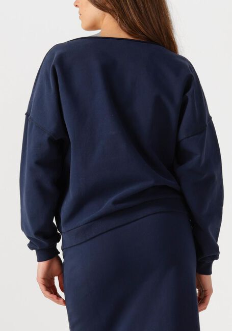 Donkerblauwe PENN & INK Sweater SWEATER PRINT - large