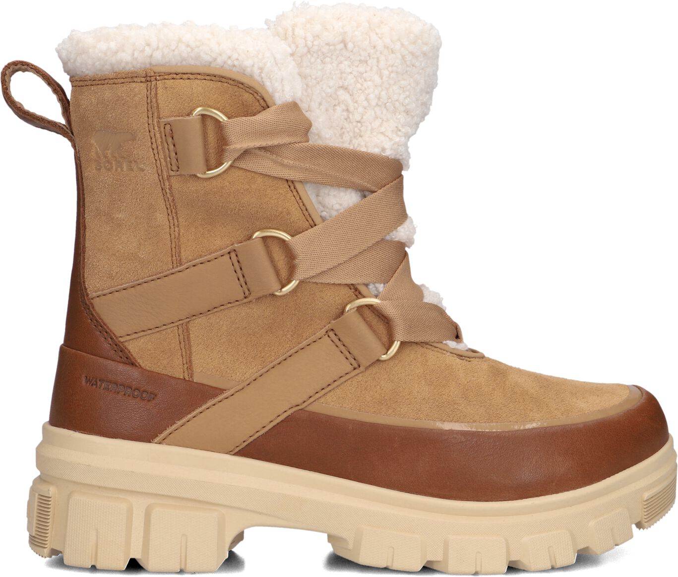 Sorel Veterboots Dames Torino V Resort Dames, Maat: 41, Materiaal: Suède, Kleur: Bruin