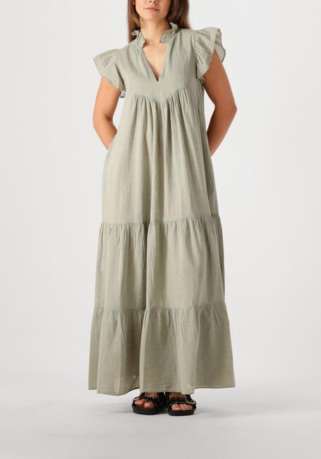 Groene DEVOTION Maxi jurk TERRIFIC - large