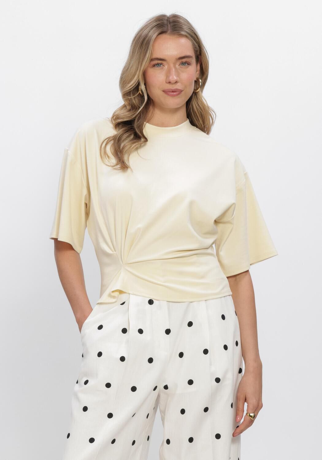 Gele SECOND FEMALE Blouses MISSOURI TEE - large