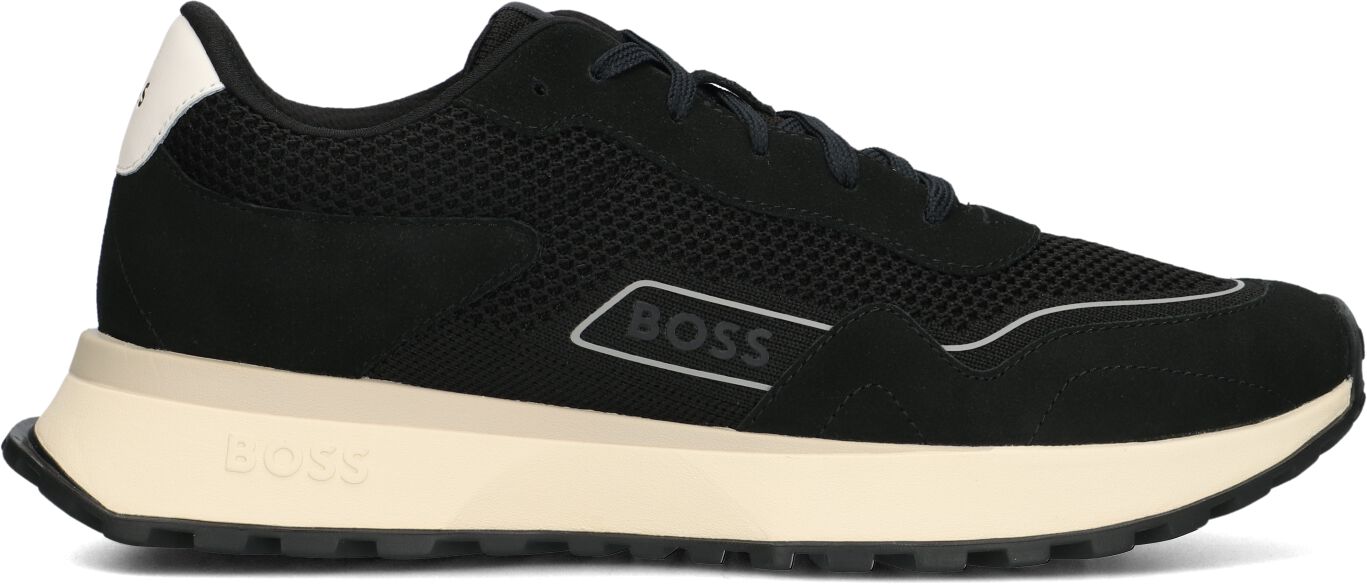 Boss Lage Sneakers Heren Jonah_runn, Maat: 42, Materiaal: Textiel, Kleur: Zwart