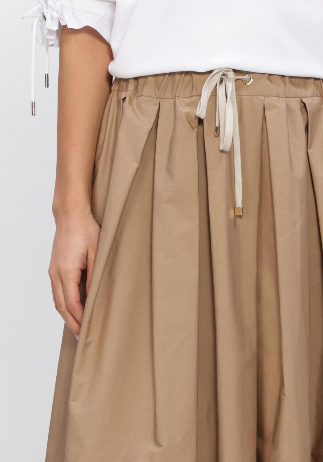 Beige MAX MARA Jurken POPELINE SKIRT - large