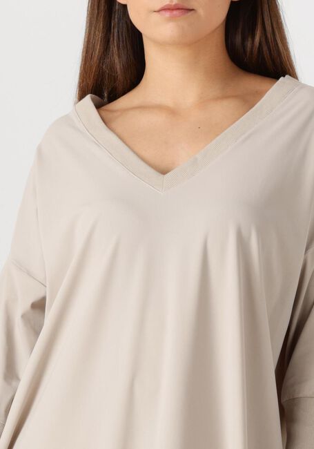 Beige PENN & INK Midi jurk DRESS V - large