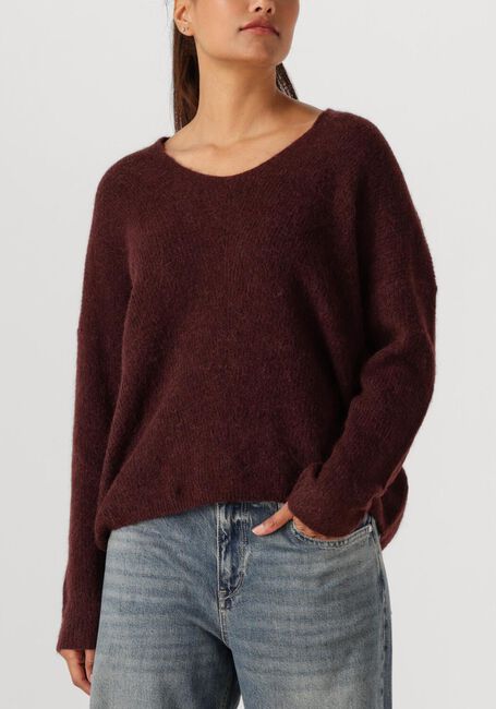 Bordeaux MOS MOSH Trui MMTHORA V-NECK KNIT - large