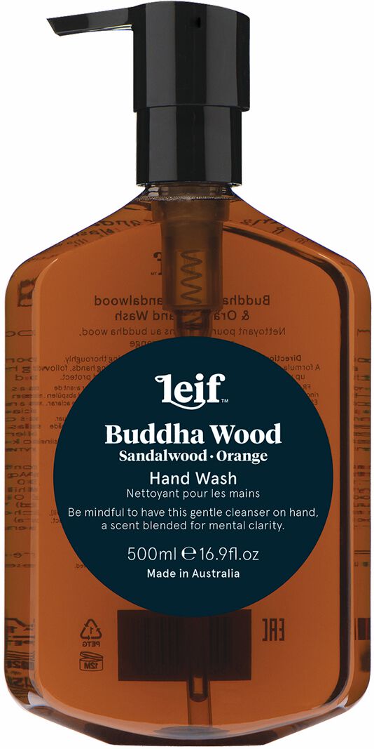 Leif 
Dames Buddha Wood Hand Wash 500ml, Maat: 500 ml afbeelding