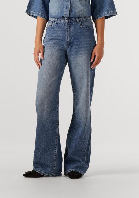 Blauwe DANTE6 Wide jeans NUIT RHIESTONE WIDE LEG JEANS - large