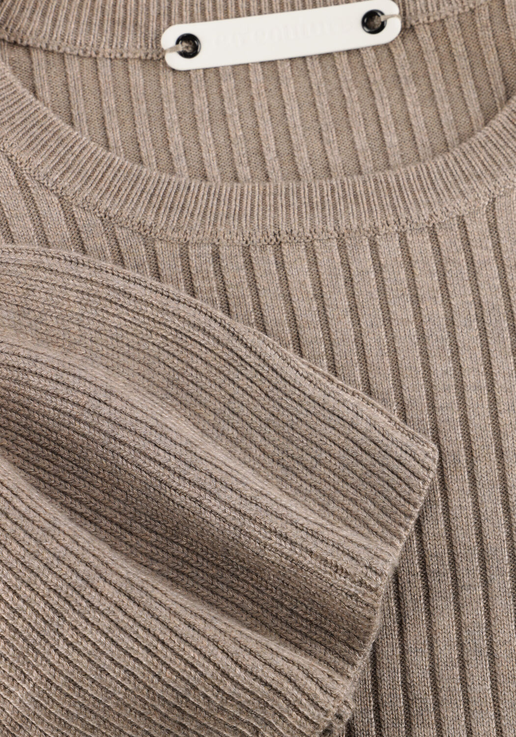 Beige CO'COUTURE Top BALIN WIDE CUFF KNIT - large