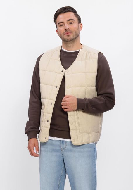 Beige LES DEUX Bodywarmer MATT QUILTED VEST - large