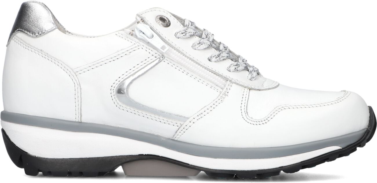 Xsensible Lage Sneakers Dames Jersey, Maat: 43, Kleur: Wit