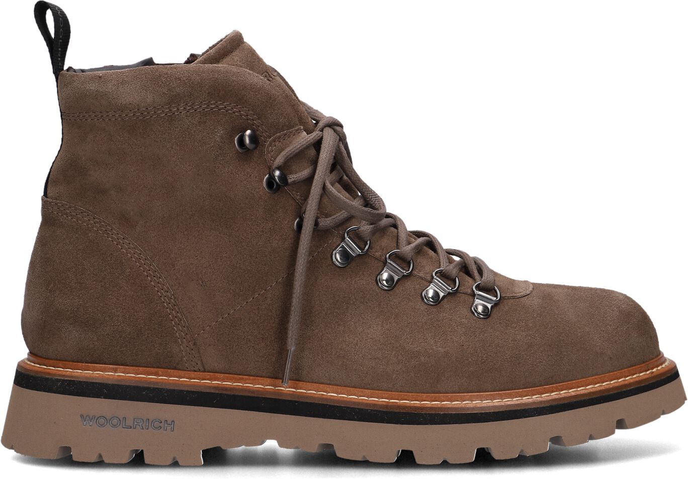 Woolrich Veterboots Heren City Hiking Boot, Maat: 43, Materiaal: Suède, Kleur: Taupe