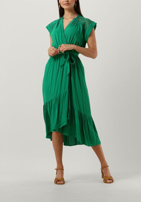 Groene SUNCOO Midi jurk CLELYA - large