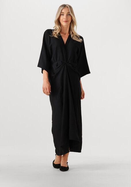 Zwarte CO'COUTURE Maxi jurk HERACC KNOT DRESS - large