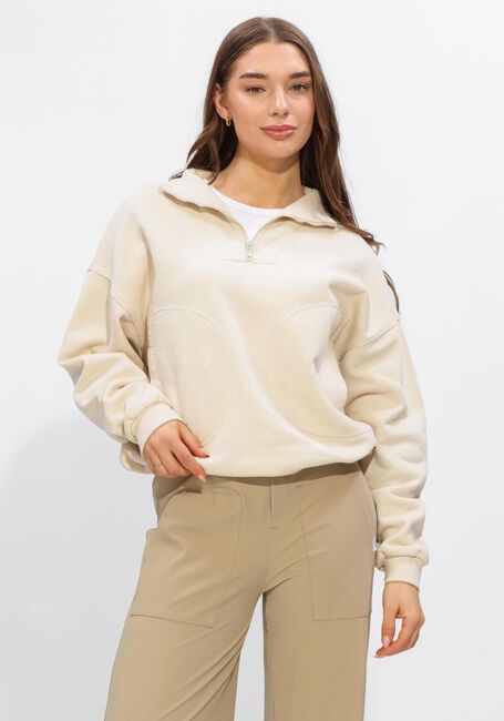 Beige PENN & INK Trui SWEATER - large