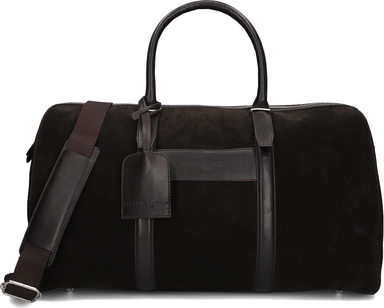 Stefano Lauran Stefano Lauran Weekendtas Heren Sr175, Materiaal: Suède, Kleur: Bruin