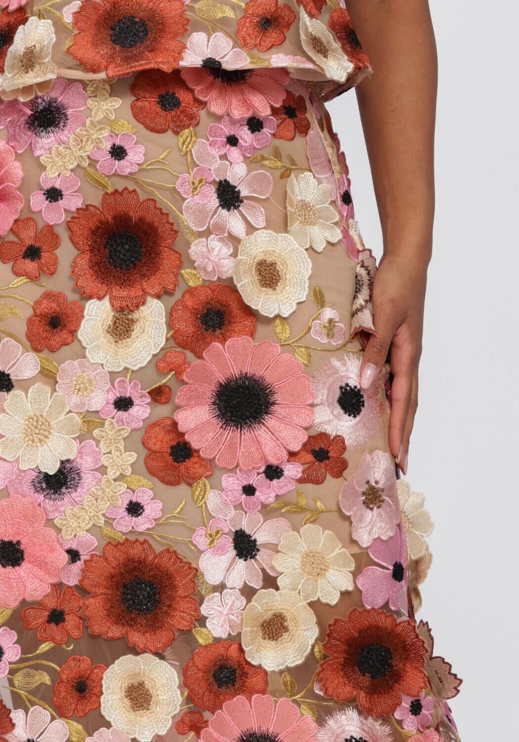 Multi DOROTHEE SCHUMACHER Midirok BLOOMING MEADOW SKIRT - large