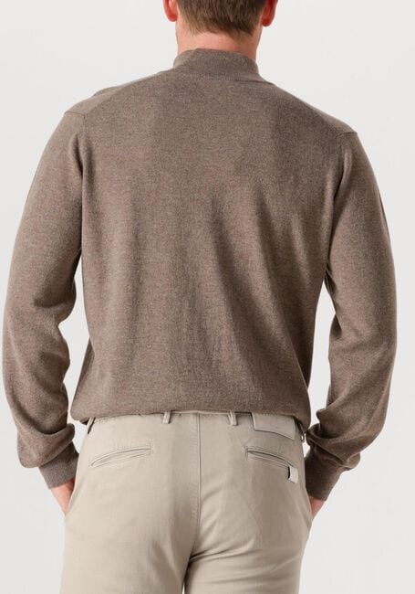 Bruine FILIPPO DE LAURENTIIS Trui MEZZA ZIP ML - large