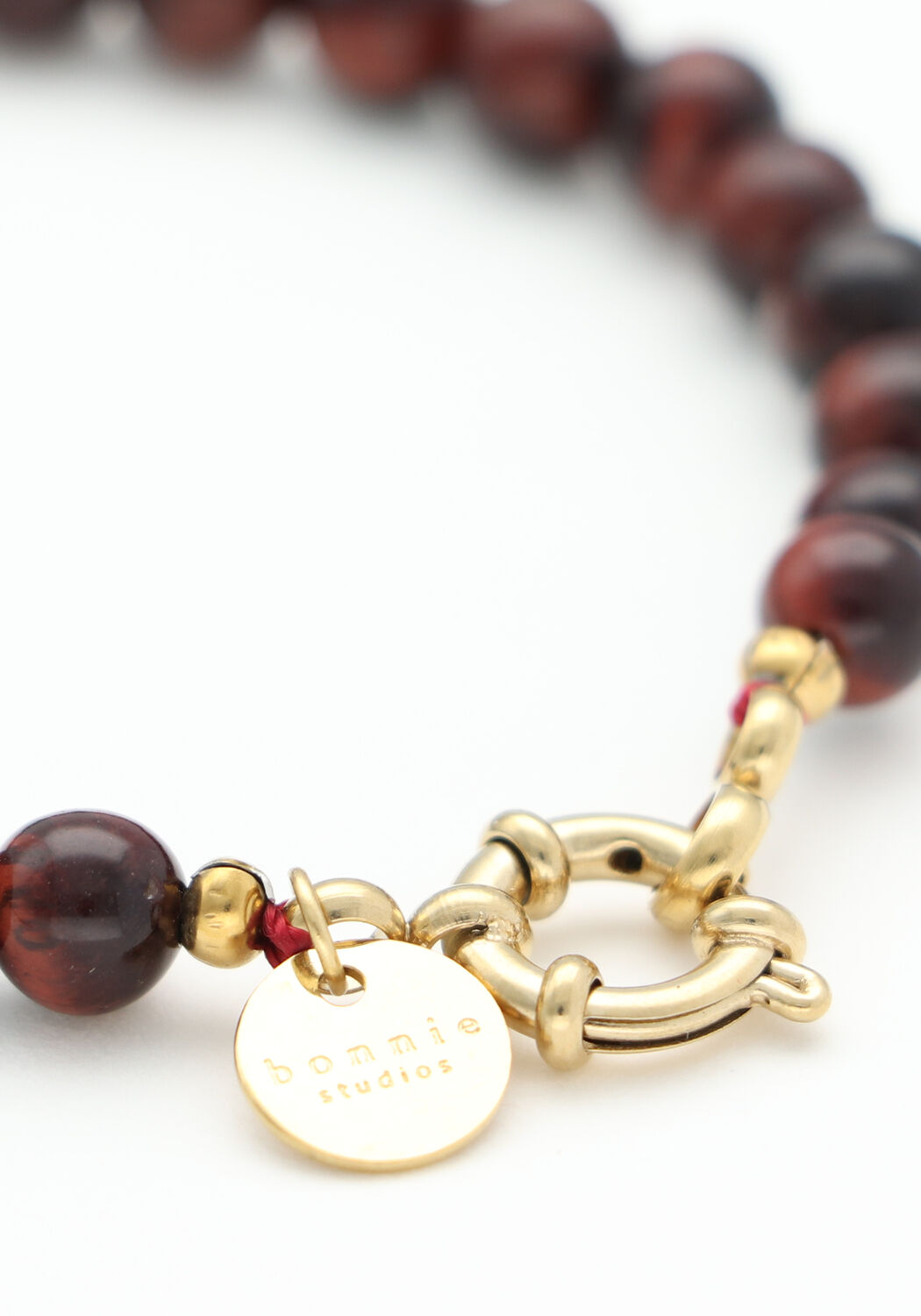 Bruine BONNIE STUDIOS Armbanden TIGER BRACELET - large