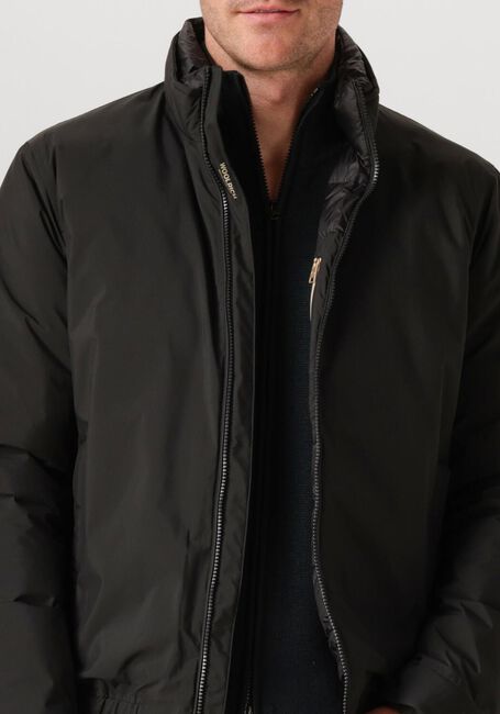 Zwarte WOOLRICH Jack CLOUD LEWIS BOMBER - large